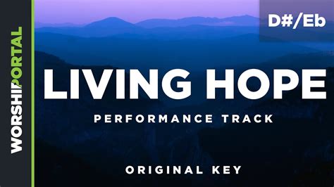 living hope original key|LIVING HOPE Key of .